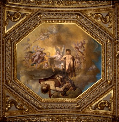 Persee doodt de Medusa door Giovanni Francesco Romanelli