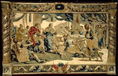 Cupido vermomd als de zoon van Aeneas, presenteert geschenken aan Dido door Giovanni Francesco (1610 62) Romanelli