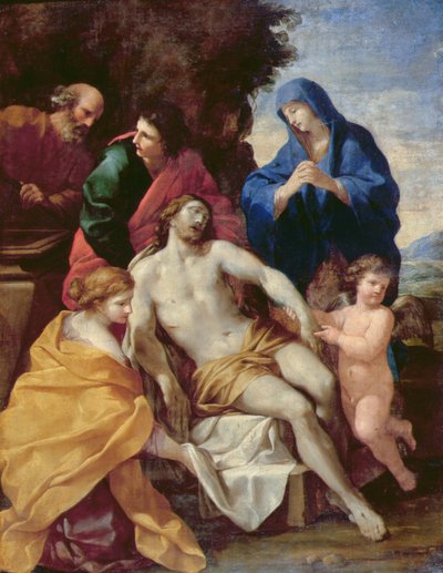 De graflegging, c.1638 door Giovanni Francesco (1610 62) Romanelli