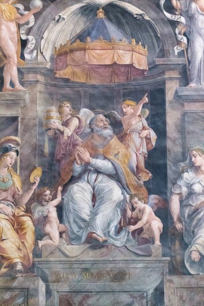 Paus Damasus I, kamer van Constantijn door Giovanni Francesco (c.1488 1528) Penni