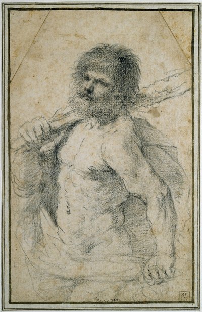 Hercules door Giovanni Francesco Barbieri