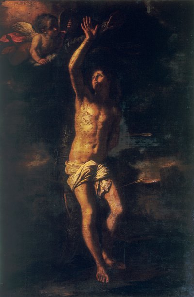 St. Sebastiaan door Giovanni Francesco Barbieri