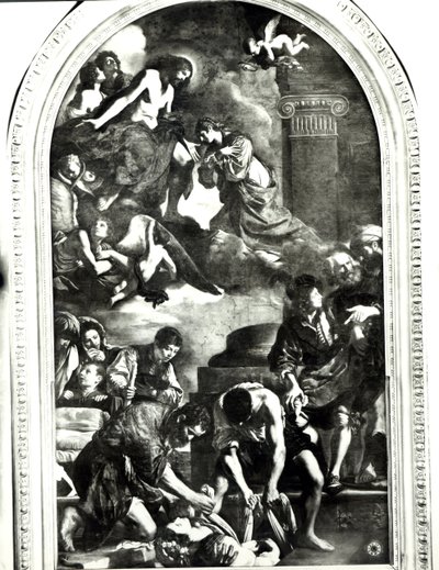 De Begrafenis van Sint Petronilla door Giovanni Francesco Barbieri