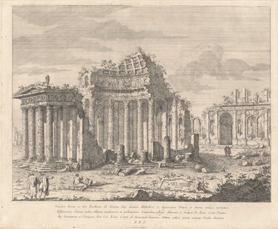 De Tempel van Juno en Jupiter door Giovanni Francesco Costa