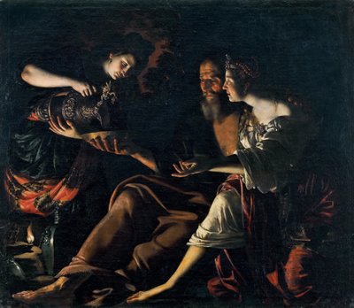 Lot en zijn Dochters, 1617 door Giovanni Francesco Guerrieri