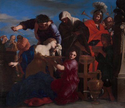 Het Offer van Polyxena door Giovanni Francesco Romanelli