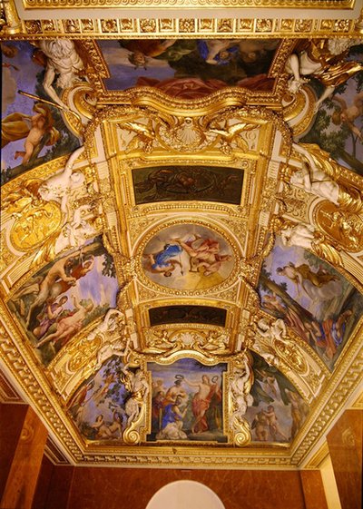 Het plafond van de Salle des Saisons, 1655-58 door Giovanni Francesco Romanelli