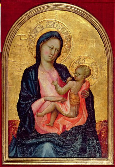 Madonna van nederigheid, ca. 1410 door Giovanni Francesco Toscani