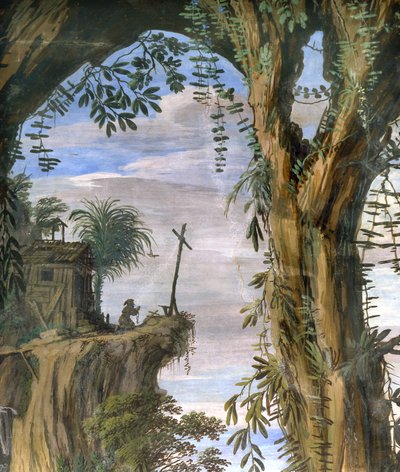 Biddende monnik door Giovanni Ghisolfi