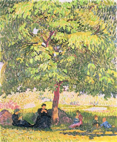 Onder de walnotenboom door Giovanni Giacometti