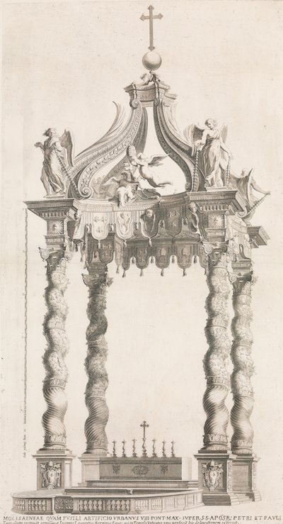 Geïsoleerd zicht op Bernini