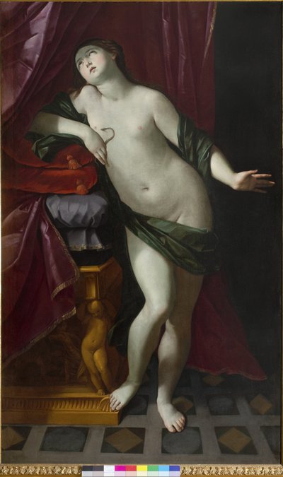 De dood van Cleopatra door Giovanni Giacomo Sementi