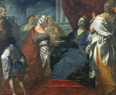 Koningin Artemisia drinkt de As van Mausolus door Giovanni Gioseffo da Sole