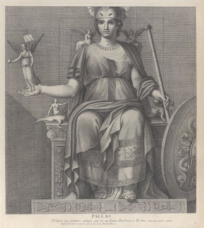 Pallas door Giovanni Girolamo Frezza