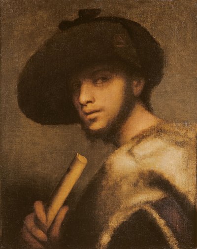 Een pijper door Giovanni Girolamo Savoldo