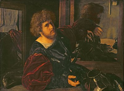 Portret van Bernardo di Salla door Giovanni Girolamo Savoldo