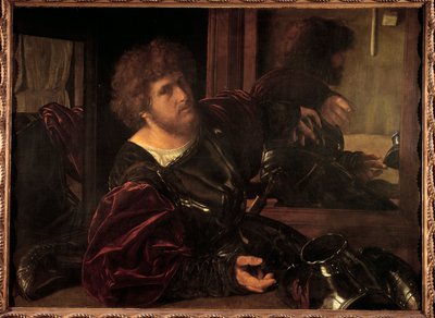 Zelfportret, voorheen genoemd portret van Gaston de Foix door Giovanni Girolamo Savoldo