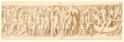 32 kopieën naar de zuil van Marcus Aurelius, Piazza Colonna in Rome door Giovanni Guerra