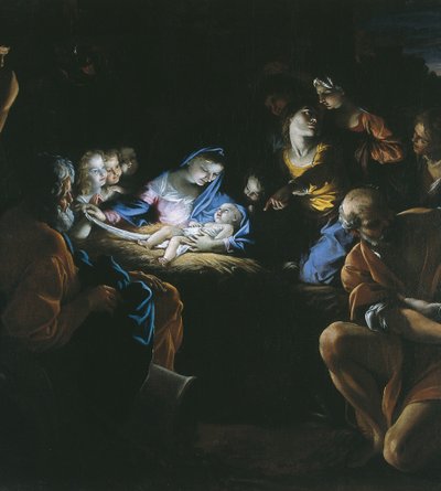 Aanbidding van de Herders door Giovanni Lanfranco