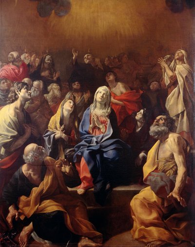 Pinksteren door Giovanni Lanfranco