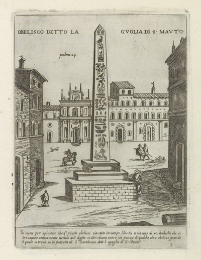 Obelisk te Rome door Giovanni Maggi