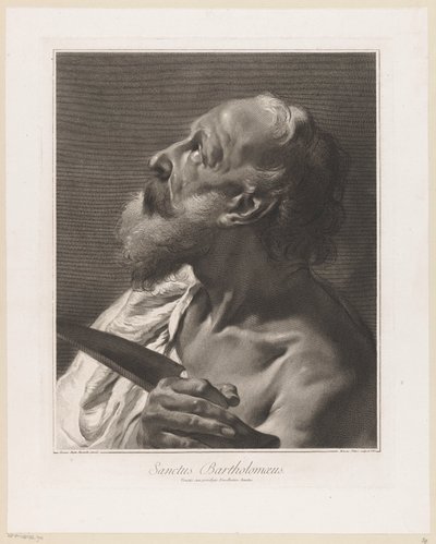 Apostel Bartolomeüs door Giovanni Marco Pitteri