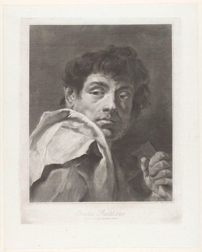 Apostel Judas Taddeüs door Giovanni Marco Pitteri
