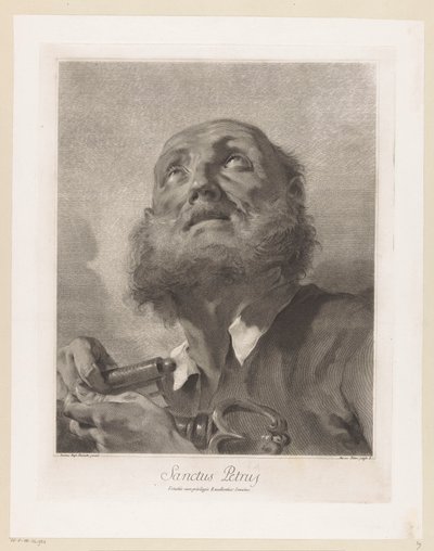 Apostel Petrus door Giovanni Marco Pitteri