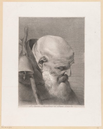 De heilige Antonius de Grote door Giovanni Marco Pitteri