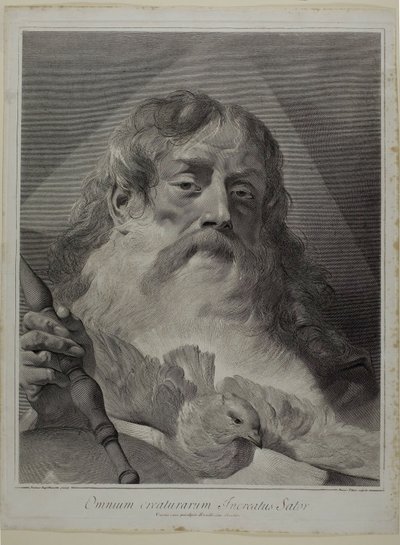 God de Vader en elf van de twaalf apostelen door Giovanni Marco Pitteri