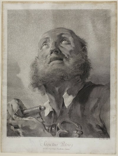 God de Vader en elf van de twaalf apostelen door Giovanni Marco Pitteri