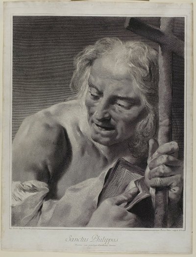 God de Vader en elf van de twaalf apostelen door Giovanni Marco Pitteri