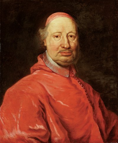 Portret van kardinaal Fernando Nuzzi door Giovanni Maria Morandi