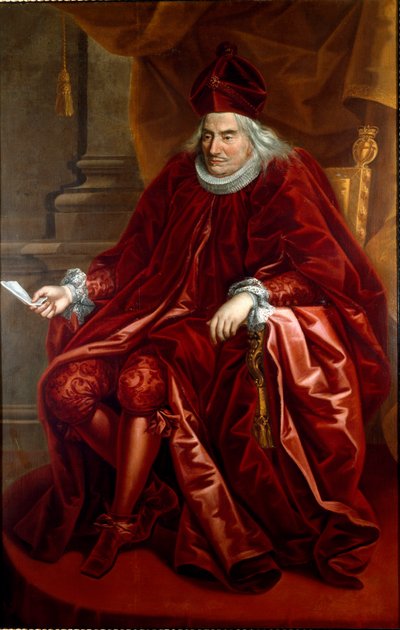 Portret van Oberto Della Torre (1617-1691) Doge van Genua tussen 1689 en 1691 door Giovanni Maria delle called Mulinaretto Piane