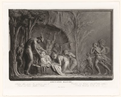 De opvoeding van Bacchus door Giovanni Martino dei Boni