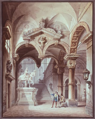 De Gast van Steen, Practical Joker van Sevilla, door Giovanni Migliara door Giovanni Migliara