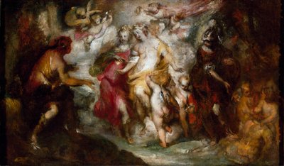 Het oordeel van Paris door Giovanni Paolo Cervetto