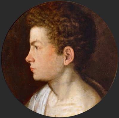 Maniërisme: Zelfportret door Lomazzo, Giovanni Paolo (1538-1600), ca. 1560 door Giovanni Paolo Lomazzo
