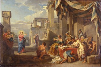 De roeping van de heilige Mattheüs door Giovanni Paolo Panini