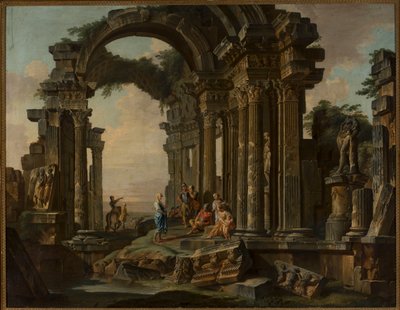 Romeinse ruïnes door Giovanni Paolo Pannini
