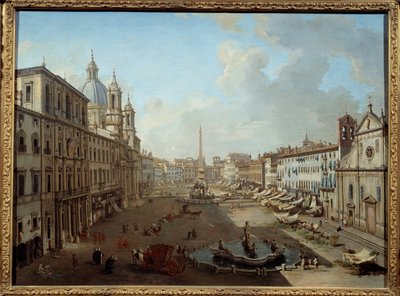 Piazza Navona in Rome door Giovanni Paolo Pannini