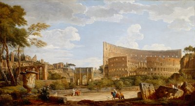 Uitzicht op het Colosseum door Giovanni Paolo Pannini