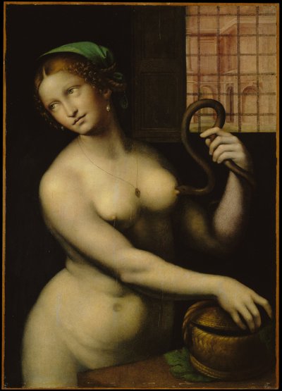 Cleopatra door Giovanni Pietro Rizzoli (attr. to) Giampietrino