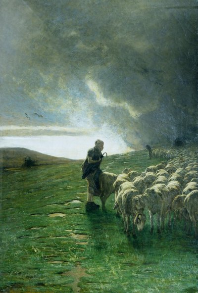Na de storm door Giovanni Segantini
