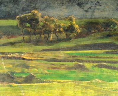 Aan de paal door Giovanni Segantini