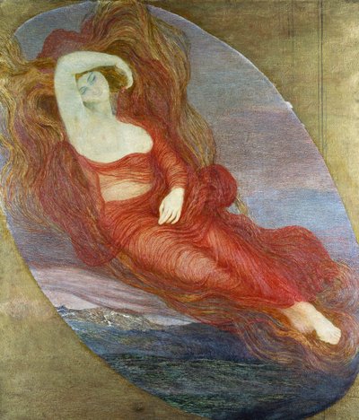 Godin van de Liefde door Giovanni Segantini