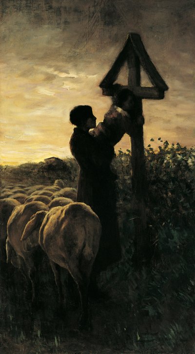 Kruiskus door Giovanni Segantini