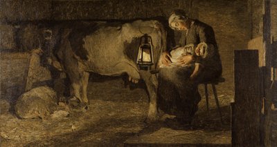 Le due madri, 1889 door Giovanni Segantini