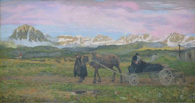 Terugkeer naar huis door Giovanni Segantini