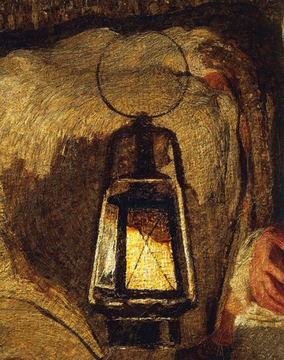 De twee moeders, door Giovanni Segantini (detail) door Giovanni Segantini
